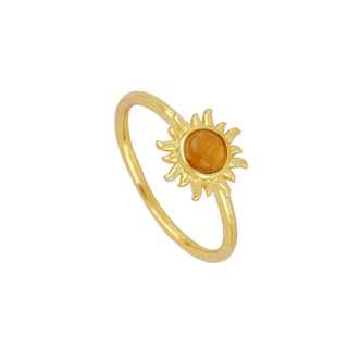 Sole Orange Gold Ring