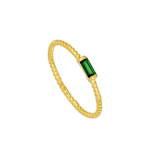 Coney Mint Gold Ring