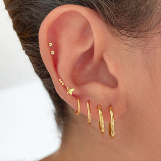 Base 13 Gold Earrings