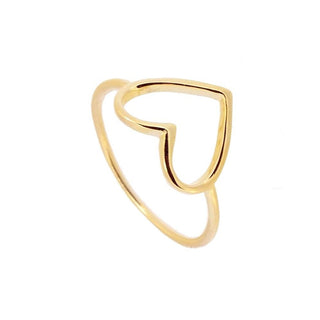 Cuore Gold Ring