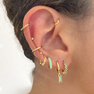 Nina 2.5 Gold Earring