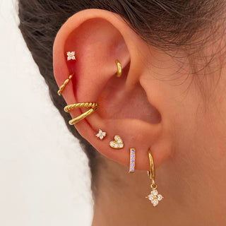Mini Roma Gold Earrings