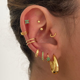 Double Line Gold Earcuff