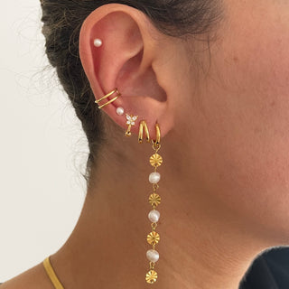 Double Line Gold Earcuff