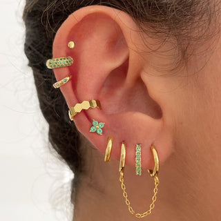 Mini Nare Gold Earrings