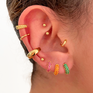 Nika Gold Earrings