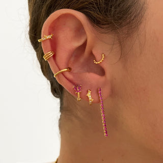 Bula Pink Gold Earrings