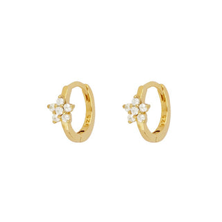 Rola White Gold Earrings