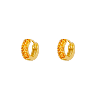 Suri Orange Gold Earrings