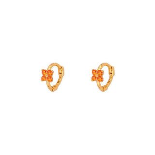 Sion Orange Gold Earrings